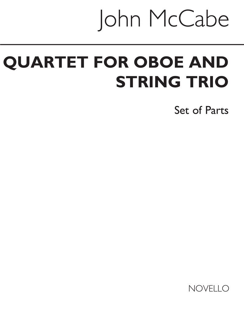 Quartet For Oboe And String Trio (Parts)